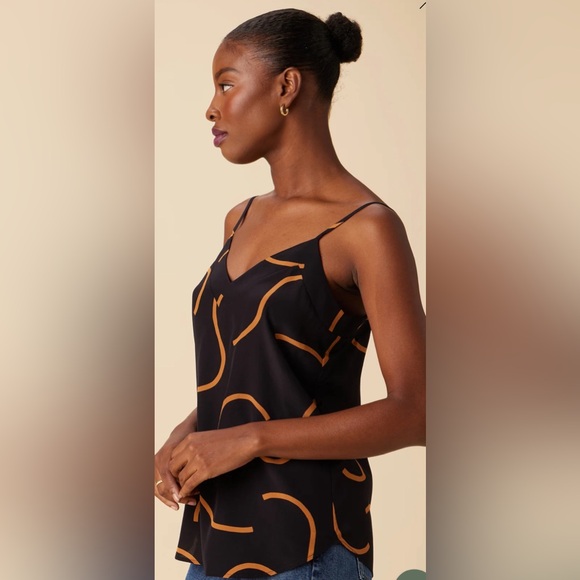 Amour Very Barlow Washable Silk Cami - Waves Carmel Color -       Size 1… - Picture 4 of 10